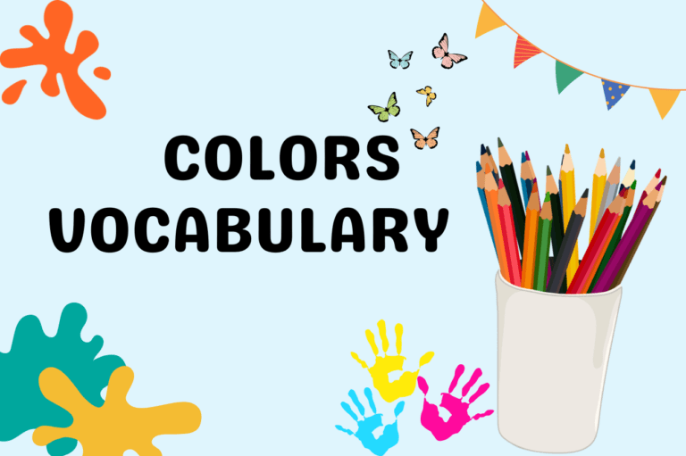 Colors vocabulary