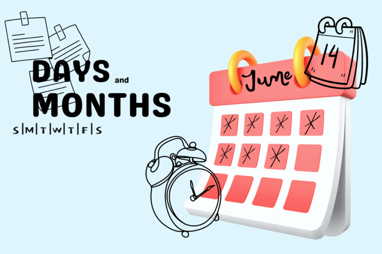 como decir los days and months