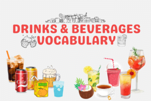 Vocabulario de Bebidas en Inglés